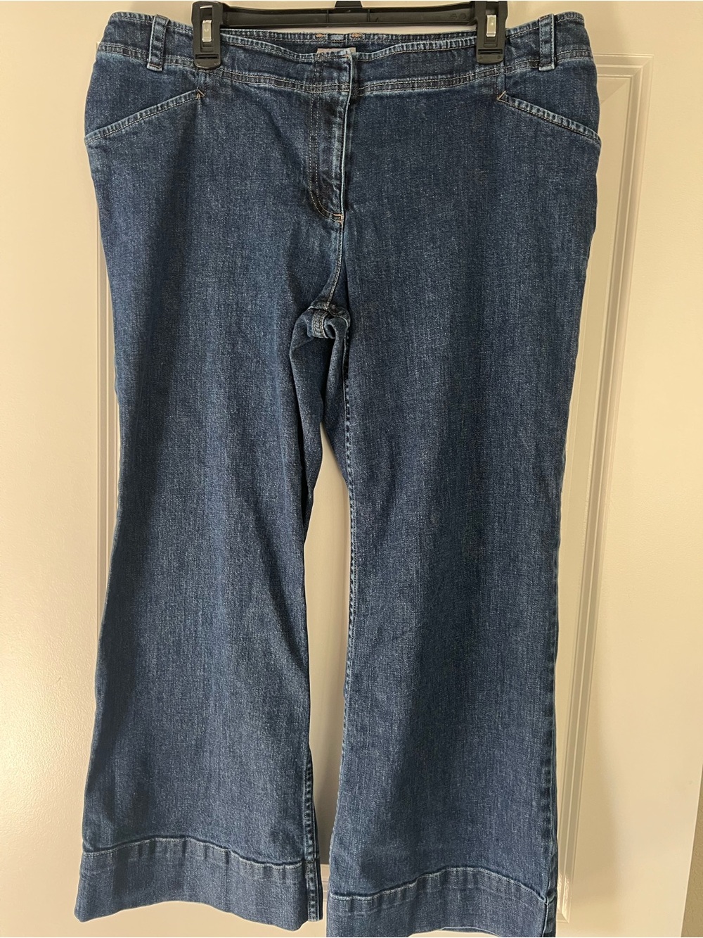 J. Jill Dark Blue Flare Jeans